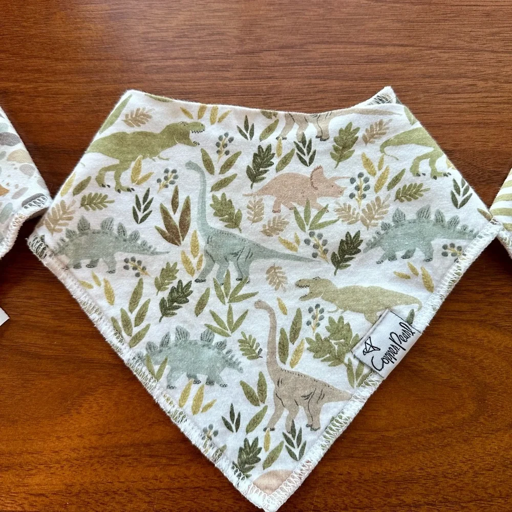 Copper Pearl Baby Bandana Bibs